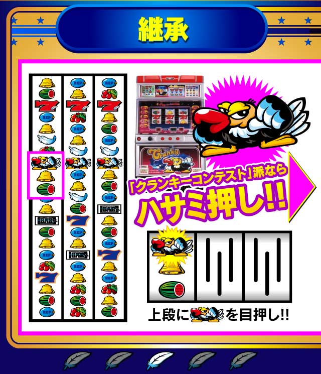 ハサミ押し